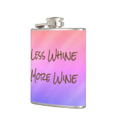 Weniger Wein mehr Wein. *Funny Gift* Flachmann (Links)