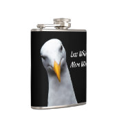 Weniger Wein mehr Wein. *Funny Gift* Flachmann (Rechts)