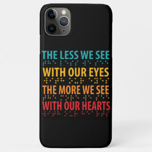 Weniger wir mit unseren Augen sehen - Blindheit Br Case-Mate iPhone Hülle