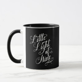 Weniges Licht meiner Typografie Tasse