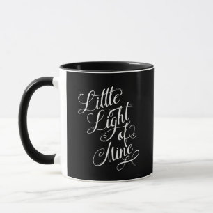 Weniges Licht meiner Typografie Tasse