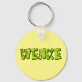 Wenke Name Kiwi Design Schlüsselanhänger (Vorderseite)