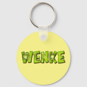Wenke Name Kiwi Design Schlüsselanhänger