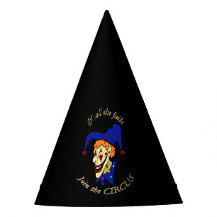 Wenn alle anderen versage, sich dem CIRCUS blauen Partyhütchen