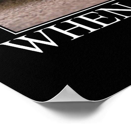 Wenn alle anderen Versagte - Hug Da Cat Artwork Poster (Ecke)