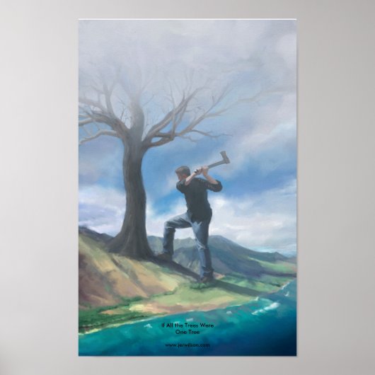 Wenn alle Bäume ein Baum wären Poster (Vorne)