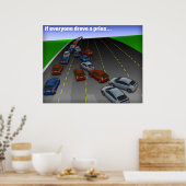 wenn alle einen Preis fuhren... Poster (Küche)