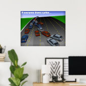 wenn alle einen Preis fuhren... Poster (Heimbüro)