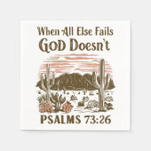 Wenn alles andere Gott Versage, tut es nicht Serviette (Vorderseite)