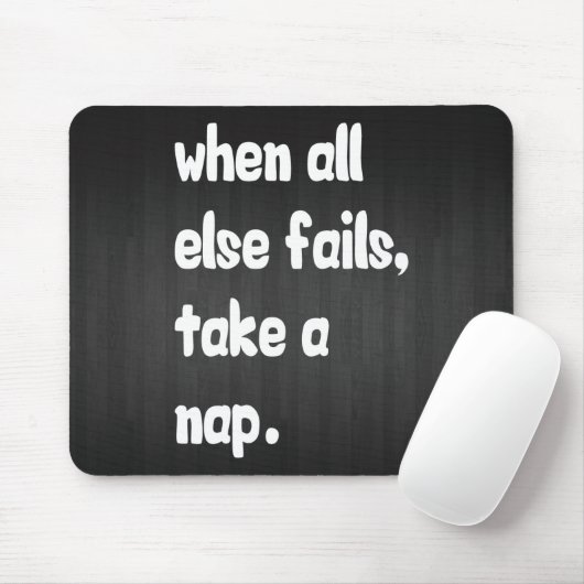 Wenn alles andere Versage, nehmen Sie ein Nickerch Mousepad (Mit Mouse)