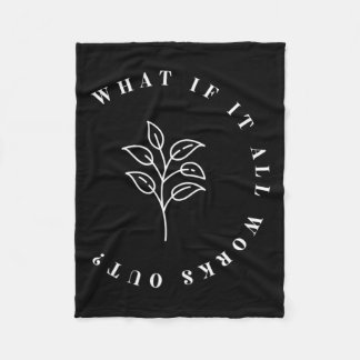 Wenn alles klappt, ergibt sich ein Blumenangebot1 Fleecedecke