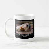 Wenn alles sonst versagt - umarmen Sie Kaffeetasse (Links)