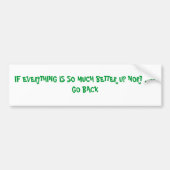 WENN ALLES SOVIEL BESSERER HOHER NORDEN AUTOAUFKLEBER (Vorne)