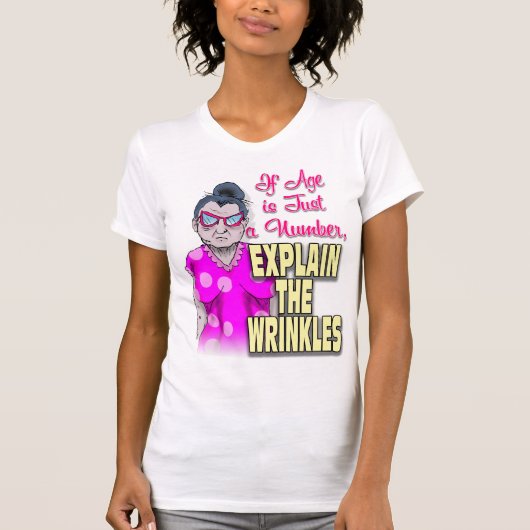 Wenn Alter nur eine Zahl ist, erklären Sie die Fal T-Shirt (Vorderseite)