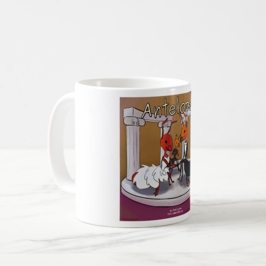 Wenn Ants Elope Funny Comic Kaffeetasse (Vorderseite Links)