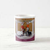 Wenn Ants Elope Funny Comic Kaffeetasse (Mittel)