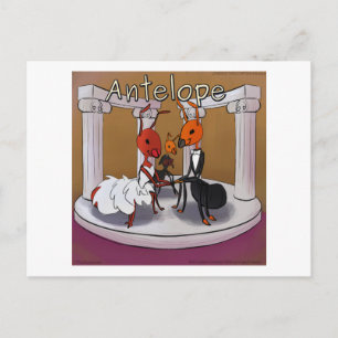 Wenn Ants Elope Rick London Funny Postkarte