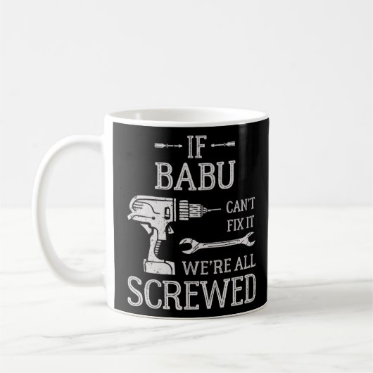 Wenn Babu es nicht reparieren kann Swahili Großvat Kaffeetasse (Links)