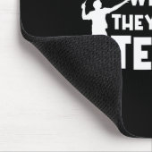Wenn Badminton einfach wäre, würden sie es Tenniss Mousepad (Ecke)