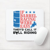 Wenn Barrel Racing war einfach lustige Cowgirl Zit Mousepad (Mit Mouse)
