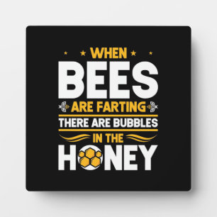 Wenn Bienen färben Fotoplatte