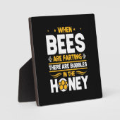 Wenn Bienen färben Fotoplatte (Vorderseite)