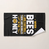 Wenn Bienen färben Handtuch (Handtuch)