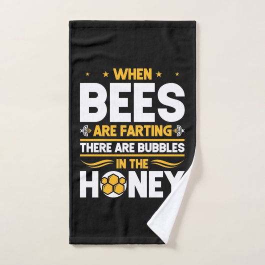 Wenn Bienen färben Handtuch (Handtuch)