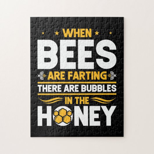 Wenn Bienen färben Puzzle (Vertikal)
