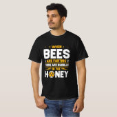 Wenn Bienen färben T-Shirt (Vorne ganz)