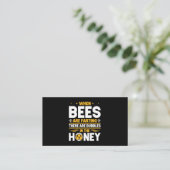 Wenn Bienen färben Visitenkarte (Stehend Vorderseite)