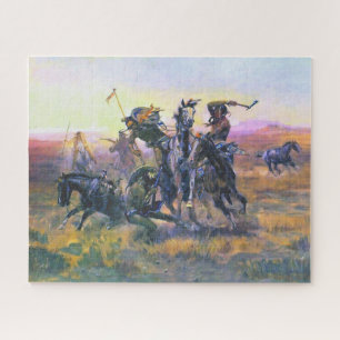 Wenn Blackfoot und Sioux CM Russell treffen Puzzle