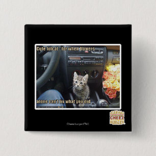 Wenn Blumen nicht genug sind Button