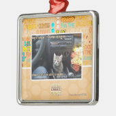 Wenn Blumen nicht genug sind Ornament Aus Metall (Links)