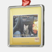 Wenn Blumen nicht genug sind Silbernes Ornament (Links)