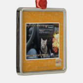 Wenn Blumen nicht genug sind Silbernes Ornament (Rechts)