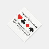 Wenn Bridge nur ein Spiel Grand Canyon vier Karten Serviette (Ecke)