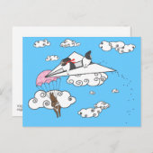 WENN BUNNIES ANGREIFEN POSTKARTE (Vorne/Hinten)