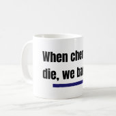 Wenn Chemiker die, barium wir. Kaffeetasse (Vorderseite Links)