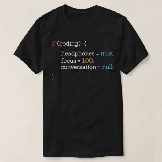 Wenn Coding Kopfhörer fokussieren Funny Python Pro T-Shirt (Design vorne)