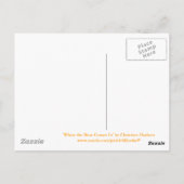 'Wenn das Boot kommt' Postkarte (Rückseite)