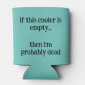 Wenn das cooler leer ist, dann bin ich wahrscheinl dosenkühler (Rückseite)