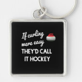 Wenn das Curling leicht Schlüsselanhänger wäre (Vorne)