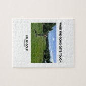 Wenn das Gehen erhält starkes i-Spiel-Golf Puzzle (Horizontal)