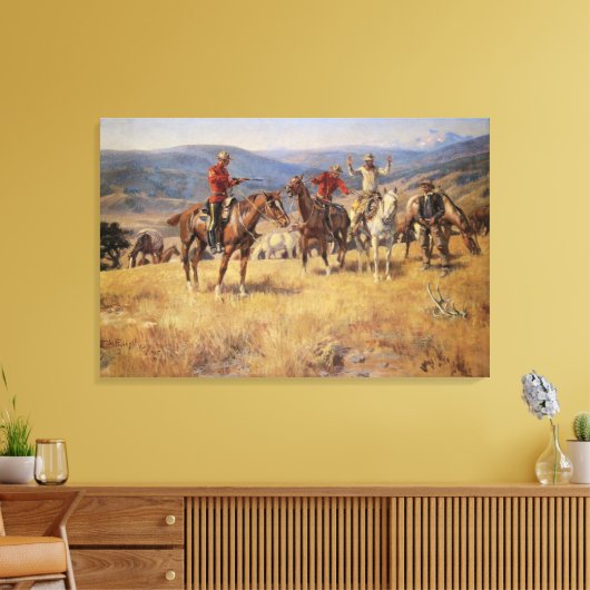 Wenn das Gesetz den Rand des Zufalls durch CM Russ Leinwanddruck (Insitu (Wohnzimmer))