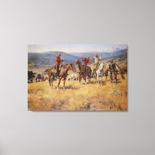 Wenn das Gesetz den Rand des Zufalls durch CM Russ Leinwanddruck (Vorderseite)