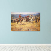 Wenn das Gesetz den Rand des Zufalls durch CM Russ Leinwanddruck (Insitu (Holzboden))