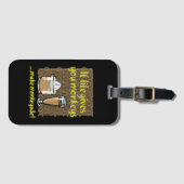 Wenn das Leben Affen gibt Gepäckanhänger (Vorderseite (Horizontal))