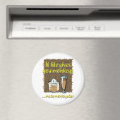 Wenn das Leben Affen gibt Magnet (In Situ (Geschirrspüler))