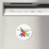 "Wenn das Leben deine Eis schmelzt" Magnet (In Situ (Geschirrspüler))